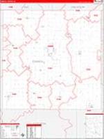 Carroll, Ia Carrier Route Wall Map