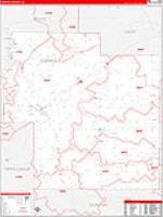Carroll, In Carrier Route Wall Map