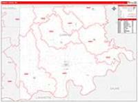 Carroll, Mo Carrier Route Wall Map