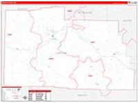 Carter, Mo Carrier Route Wall Map