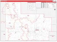 Carter, Ok Carrier Route Wall Map