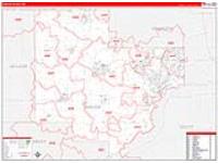 Carver, Mn Carrier Route Wall Map