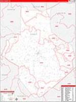 Casey, Ky Carrier Route Wall Map