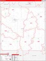 Cass, Ia Carrier Route Wall Map