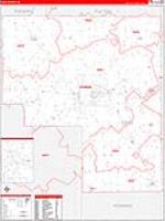 Cass, In Carrier Route Wall Map