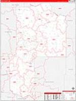 Cass, Mn Carrier Route Wall Map