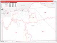 Cassia, Id Carrier Route Wall Map
