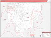 Catoosa, Ga Carrier Route Wall Map