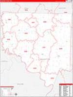 Chariton, Mo Carrier Route Wall Map