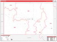 Chase, Ne Carrier Route Wall Map