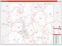 Chemung, Ny Carrier Route Wall Map