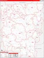 Chenango, Ny Carrier Route Wall Map