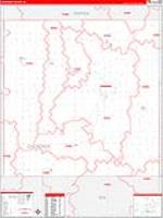 Cherokee, Ia Carrier Route Wall Map