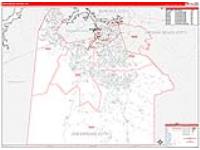 Chesapeake, Va Carrier Route Wall Map