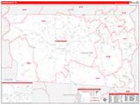 Chester, Sc Carrier Route Wall Map