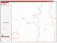 Cheyenne, Ks Carrier Route Wall Map
