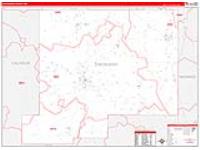 Chickasaw, Ms Carrier Route Wall Map