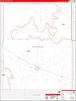 Childress, Tx Carrier Route Wall Map