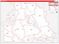 Chilton, Al Carrier Route Wall Map