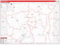 Chippewa, Wi Carrier Route Wall Map