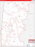 Choctaw, Al Carrier Route Wall Map