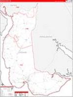 Chowan, Nc Carrier Route Wall Map