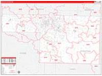 Christian, Mo Carrier Route Wall Map