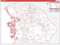 Citrus, Fl Carrier Route Wall Map