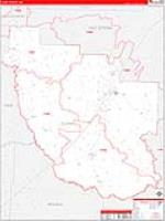 Clark, Ar Carrier Route Wall Map