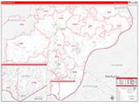 Clark, In Carrier Route Wall Map
