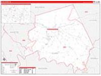 Clark, Ky Carrier Route Wall Map