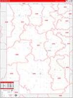 Clark, Wi Carrier Route Wall Map