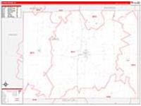 Clarke, Ia Carrier Route Wall Map