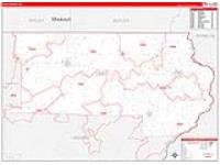 Clay, Ar Carrier Route Wall Map