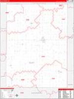 Clay, Ks Carrier Route Wall Map