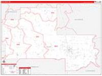 Clay, Ms Carrier Route Wall Map