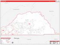 Clay, Nc Carrier Route Wall Map