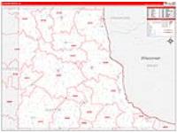 Clayton, Ia Carrier Route Wall Map