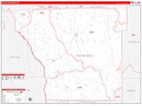 Cleveland, Ar Carrier Route Wall Map