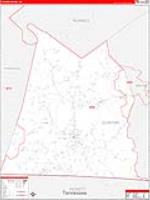 Clinton, Ky Carrier Route Wall Map