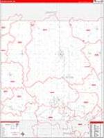 Clinton, Mi Carrier Route Wall Map