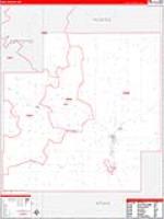 Coal, Ok Carrier Route Wall Map