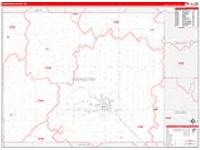 Codington, Sd Carrier Route Wall Map