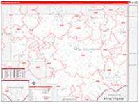 Columbiana, Oh Carrier Route Wall Map