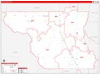 Colusa, Ca Carrier Route Wall Map