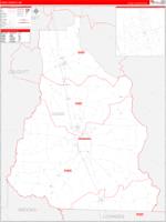 Cook County, GA Wall Map Premium Style by MarketMAPS - MapSales
