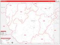 Coosa, Al Carrier Route Wall Map