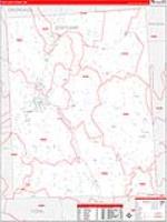 Cortland, Ny Carrier Route Wall Map