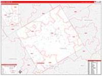 Coryell, Tx Carrier Route Wall Map