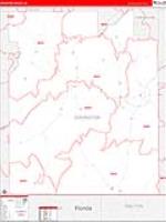 Covington, Al Carrier Route Wall Map